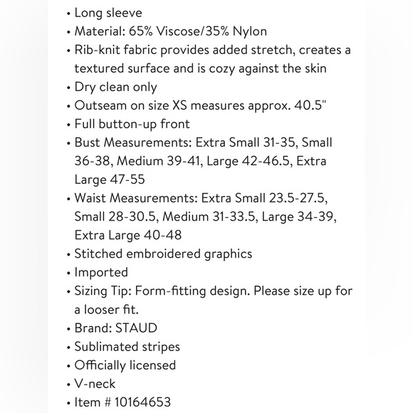 STAUD Women's New Orleans Saints Dress - Picture 11 of 13